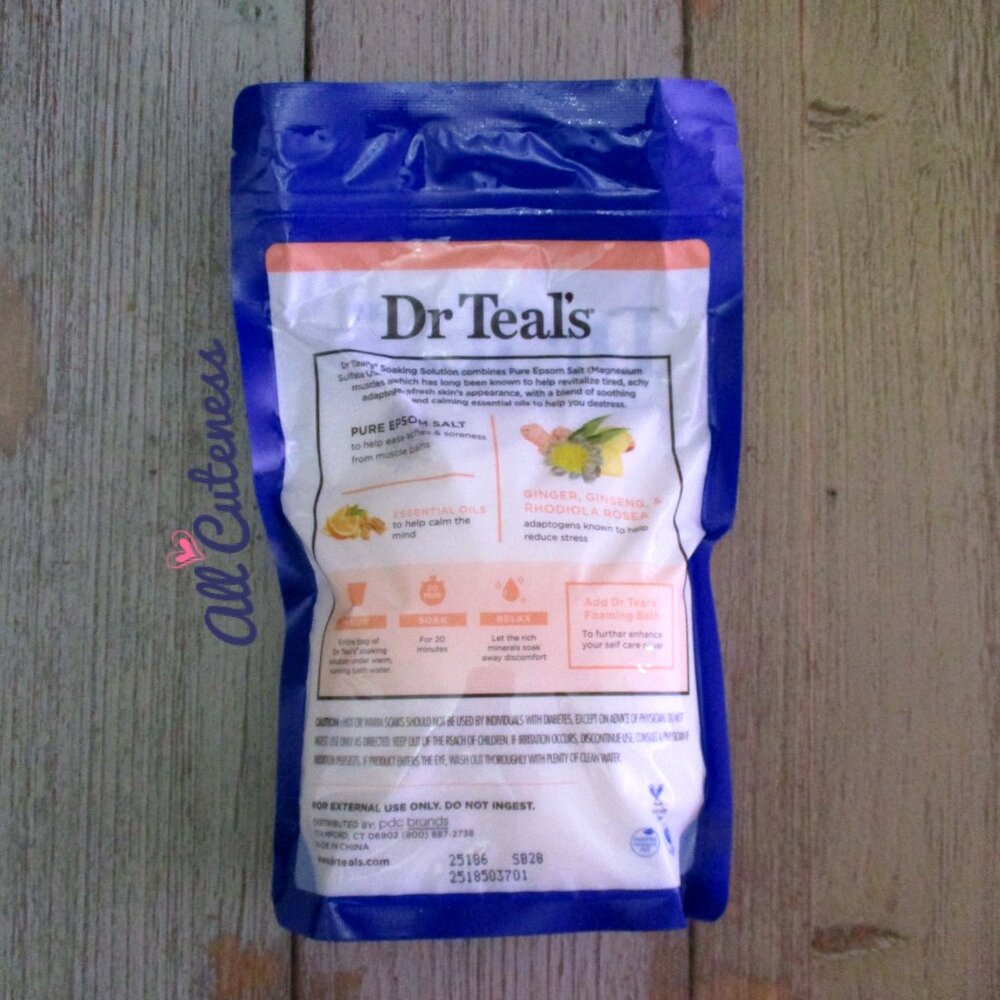 Dr Teals Pure Epsom Salt Soaking Solution Stress Relief - Picture 4 of 4